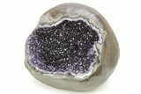 Very Sparkly, Dark Purple Amethyst Geode - Uruguay #275669-2